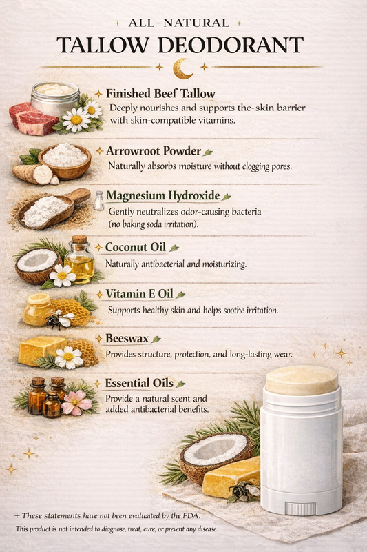 Natural Tallow Deodorant