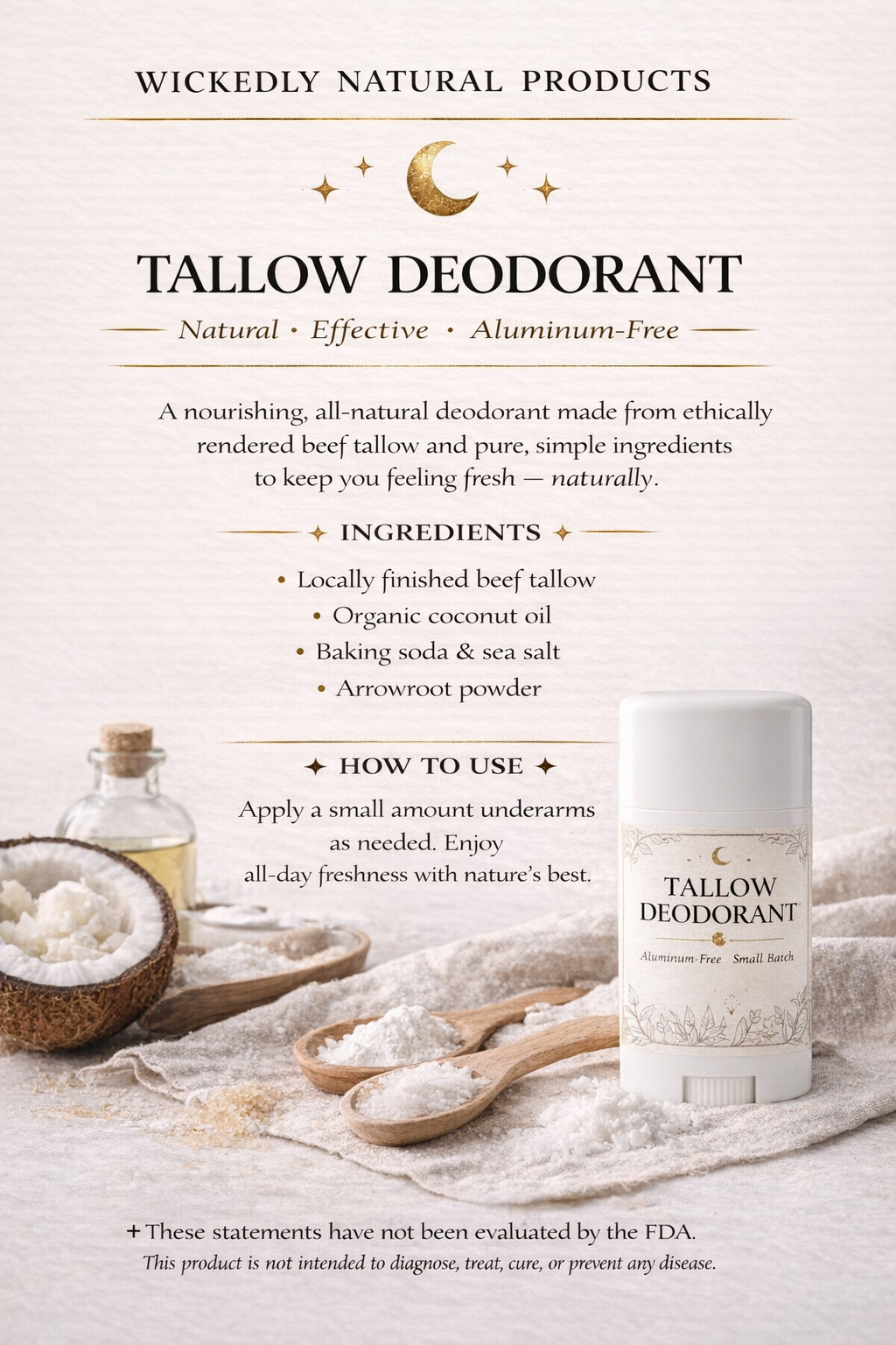 Tallow Deodorant