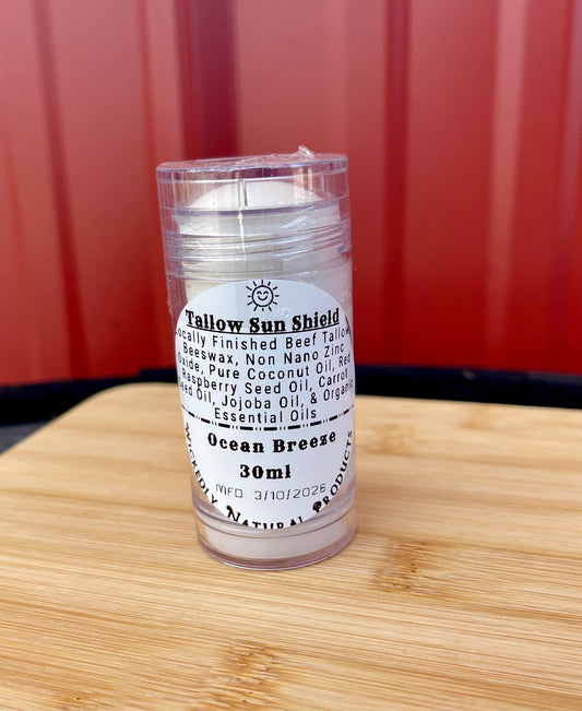 Natural Tallow Sun Shield Stick