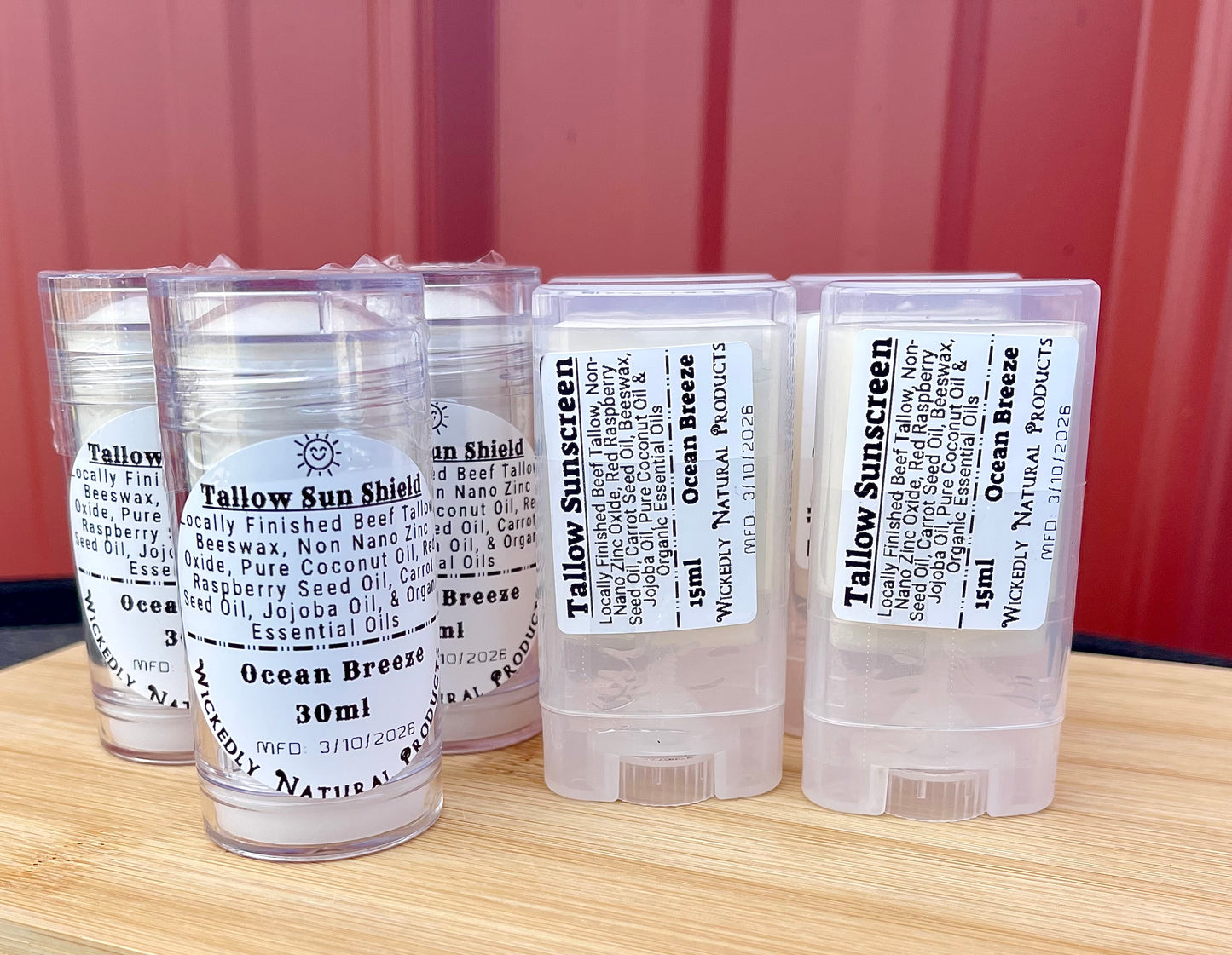 Natural Tallow Sun Shield Stick