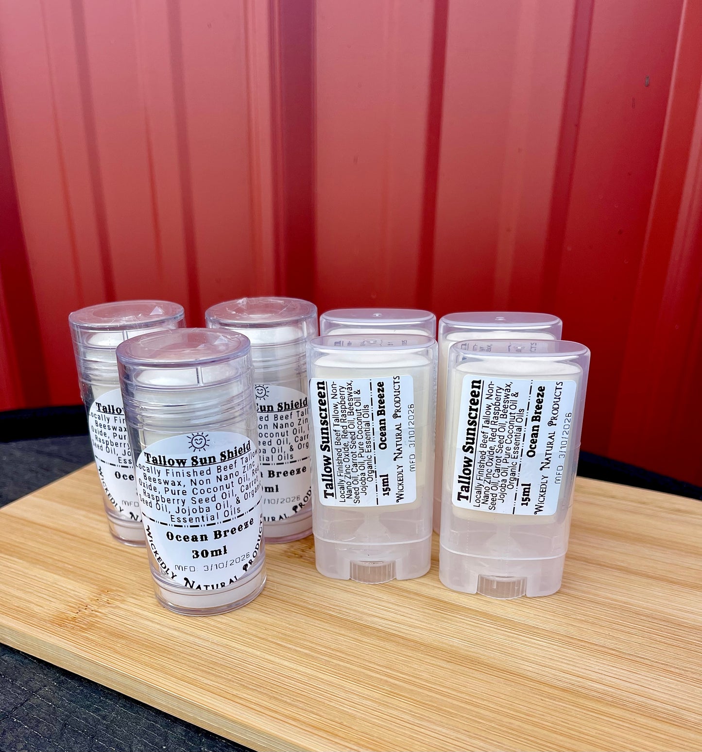 Natural Tallow Sun Shield Stick